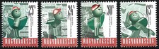Ungarn - Postm&auml;nnchen B&aacute;lint Post&aacute;s Satz postfrisch 1998 Mi. 4480-4483