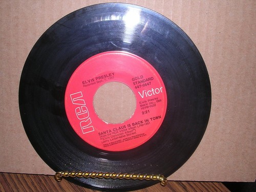 Elvis Presley Blue Christmas & Santa Claus is Back in Town RCA Victor 447-0647 - Picture 2 of 2
