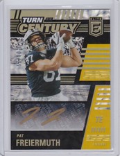 2021 Elite Pat Freiermuth Turn of the Century BLACK GOLD Rookie Auto! #08/25! 