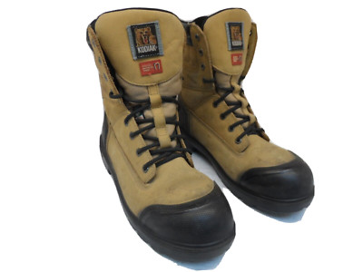 Kodiak Men's 8 Inch Blue Plus Aluminum Toe Composite Plate Work boot Taupe 12M