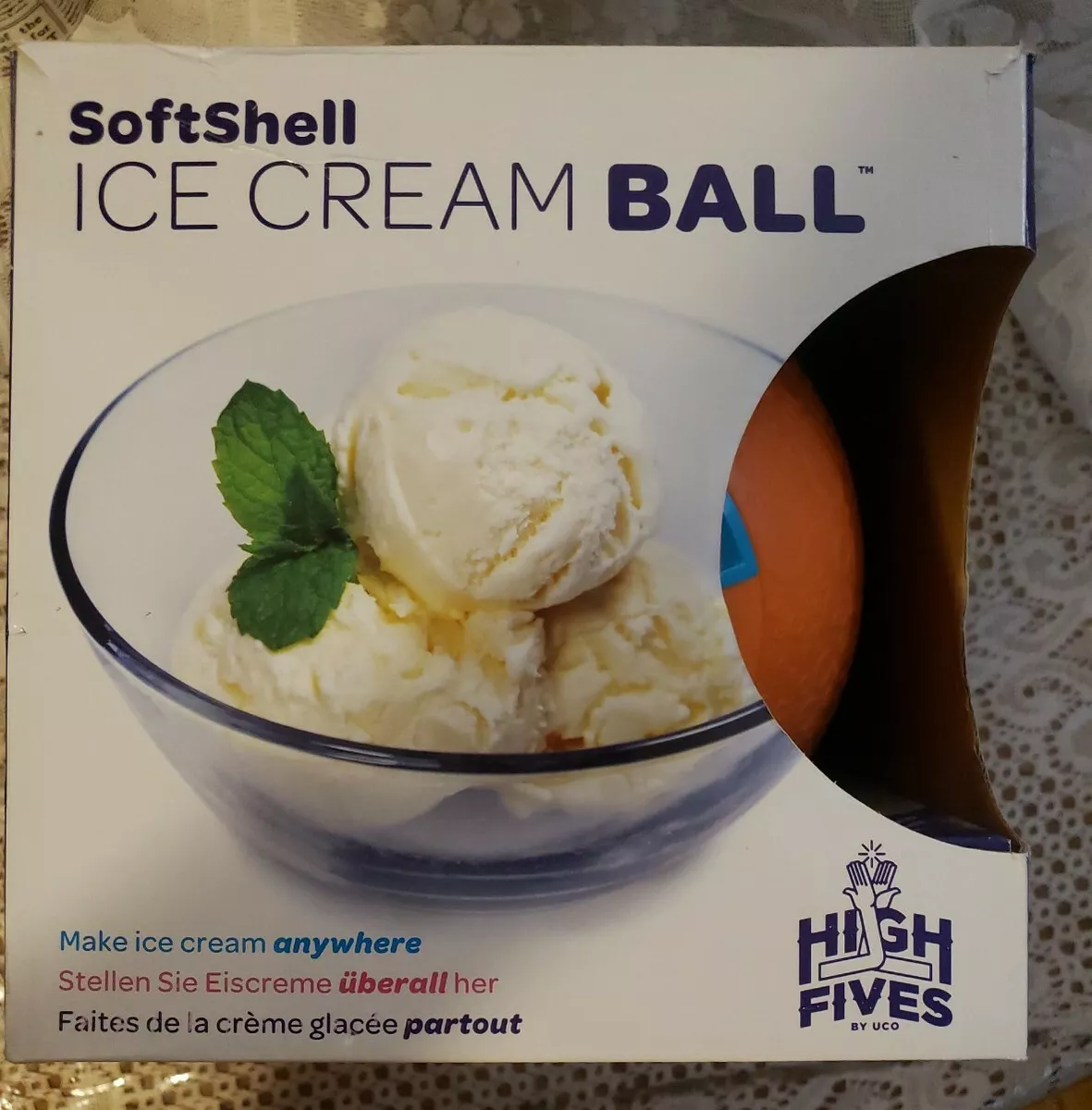 Yaylabs! Soft Shell Ice Cream Ball - Blue