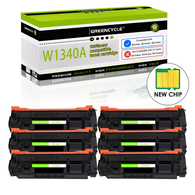 6PK GREENCYCLE W1340A Toner Cartridge For HP 134A M209dw MFP M234sdn NEW CHIP