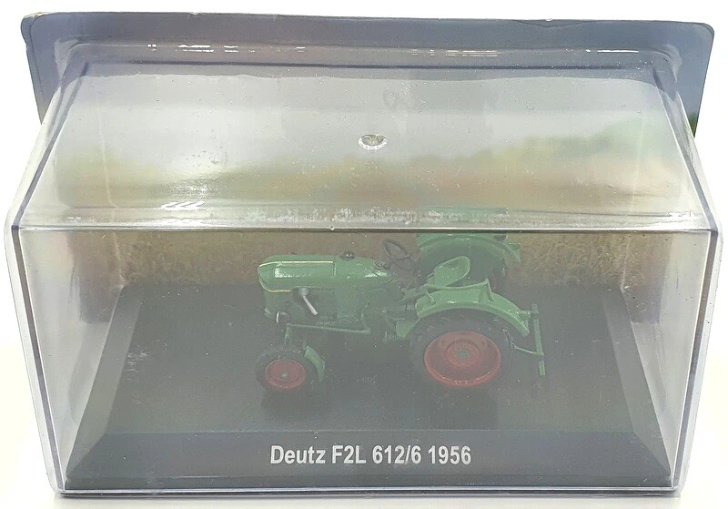 Hachette 1/43 Scale Model Tractor HL38 - 1956 Deutz F2L 612/6 - Green - Image 4 of 4