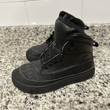 Nike ACG Woodside 2 Black Waterproof Duck Boots Youth 5Y Women's 6.5 524872-001