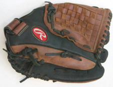 Rawlings Brown  Black Baseball Glove 11" Right Hand Thrower Model RGB368TN 1727