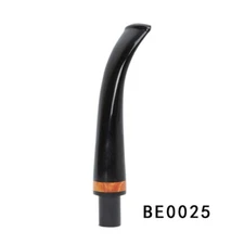 9mm Filter DIY Smoking Pipe Mouthpiece Stem Bent Stem With Decoration Loop Taper