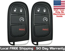 2x New Replacement PROXIMITY Keyless Key Fob SHELL / CASE For RAM & Jeep