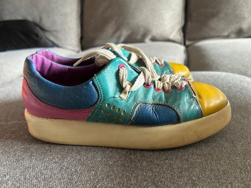 Vintage Zodiac USA Sport Colorblock Sneakers โ Size 7.5 โ 90s Retro Teal - Picture 6 of 14