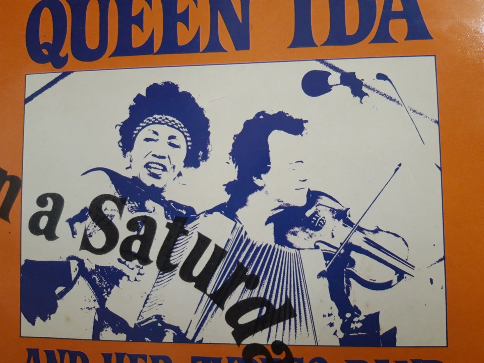QUEEN IDA AND HER ZYDECO BAND On A Saturday Night LP 1984 Cajun Caribbean Foto 3 de 4
