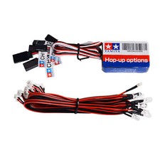 12 LED Lights Steering Brake System Lighting Kit for TAMIYA 1/8 1/10 RC Truck MA