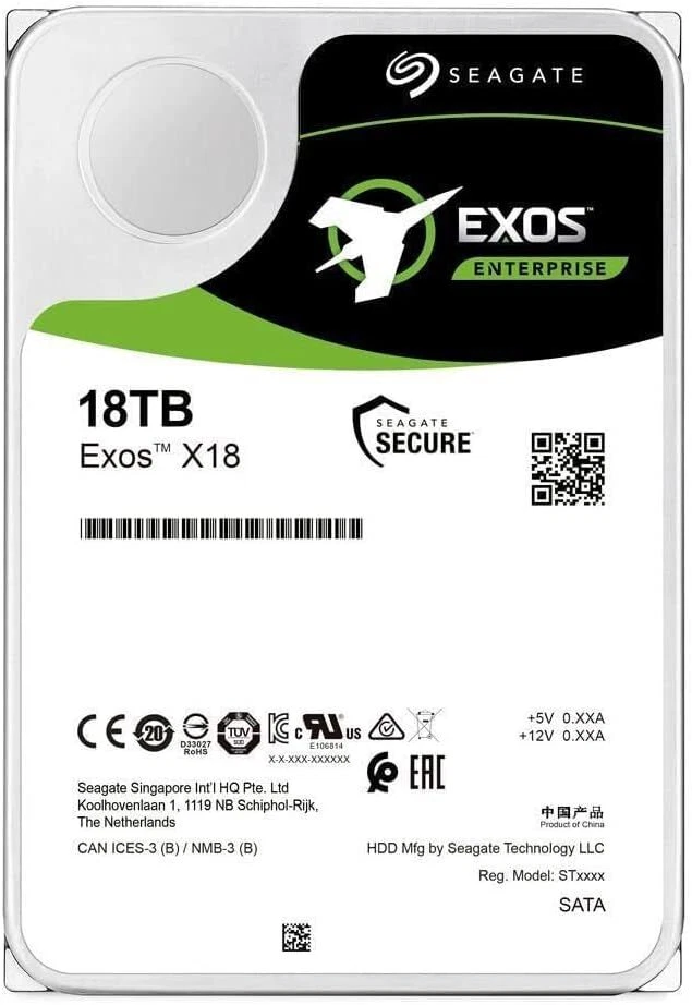 ST18000NM005J Seagate Exos X18 18TB 7.2K SAS 12Gb/s 3.5in 512E/4KN HDD - Image 2 of 2