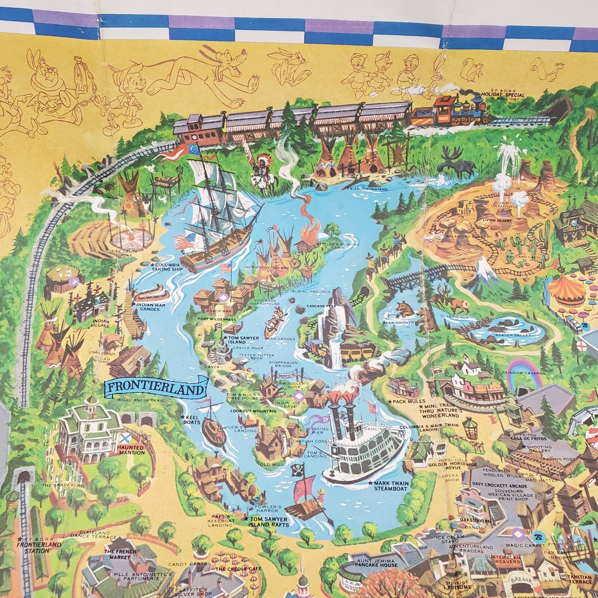 【アメリカで購入】Disney MAPS Disneyland 1999 Map Reproduction | eBay