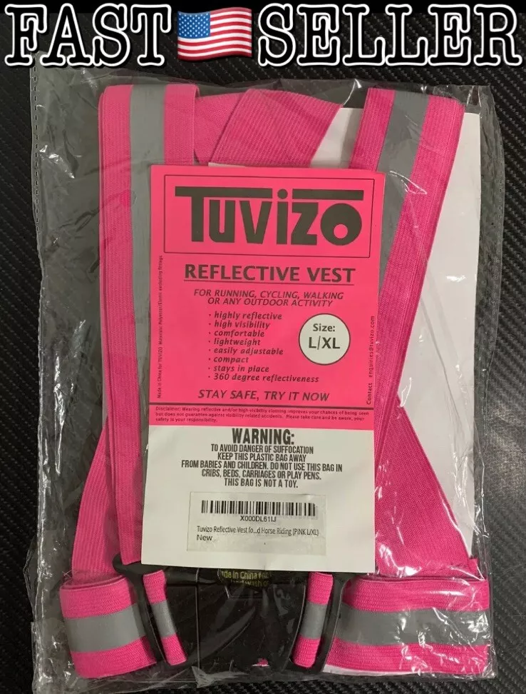 Pink reflective shop safety vest