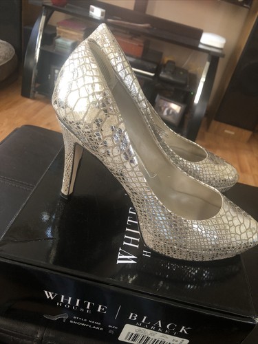 white house black market women’s shoes, size 8.5 style snowflake - Picture 5 of 9