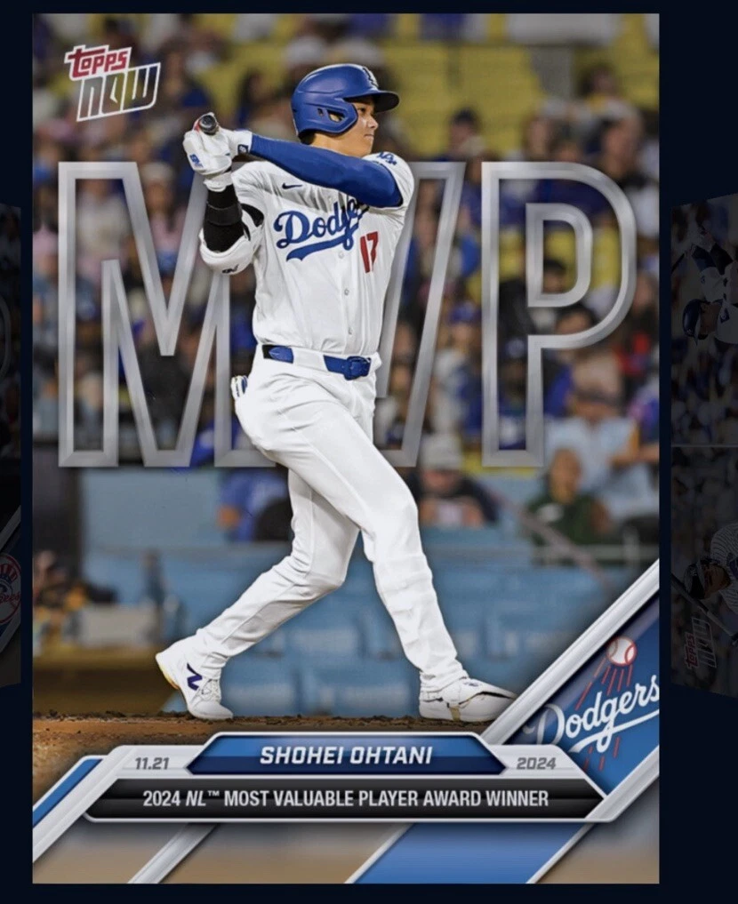 2024 MLB TOPPS NOW - NL MVP Award Winner -SHOHEI OHTANI (Topps