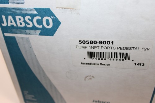 Jabsco Pump 1" NPT Ports Pedestal 12V Part Number 50580-9001 - Picture 4 of 4
