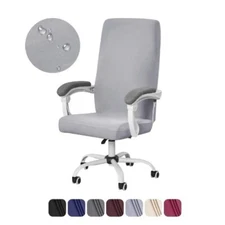 1pc Office Chair Cover Anti-dirty Elastane Cloth Computer Seat Cover Slipcover