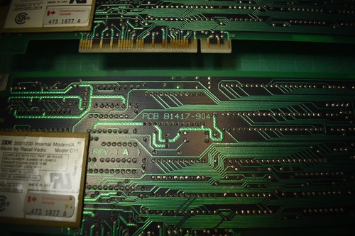 LOT OF 4 VINTAGE IBM BOARDS modem for parts repair 90x6780 90x8796 81417 903 904 - Picture 23 of 24