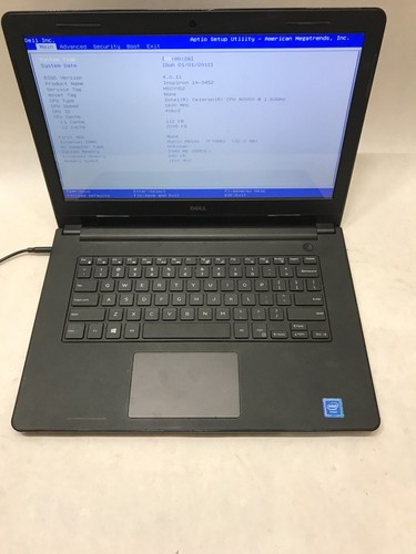 Dell Inspiron 14-3452 14" Intel Celeron N3050 2GB RAM NO HDD/OS No Battery! - DW - Picture 3 of 7