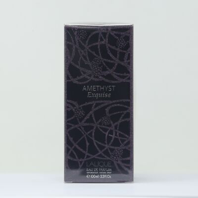 Lalique Amethyst Exquise Eau de Parfum for Women 3.3oz Spray Bottle, NEW IN BOX!