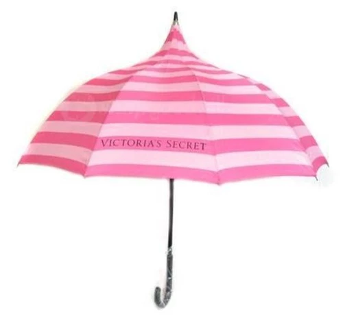 STUNNING Victorias Secret Iconic Stripe Limited Edition Parasol Umbrella NWT