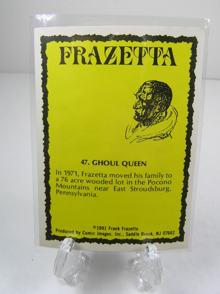 Frank Frazetta 1991 Comic Images Collectible Trading Card #47
