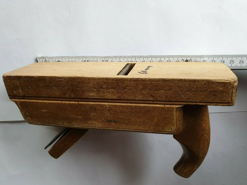 Holzhobel 50 mm breit und 240 mm lang, alt - Bild 2 von 2