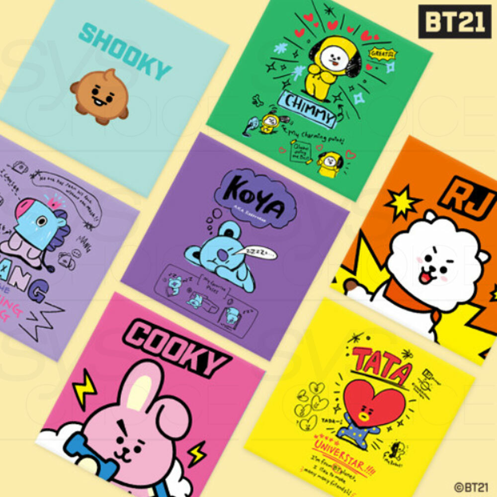 BTS BT21 Official Goods DIY PAINTING 4TYPE Ver + Tracking Number