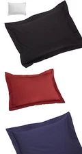 Set of 4 Solid Pillow Sham Cover  (4-Pieces) 625 TC Egyptian Cotton