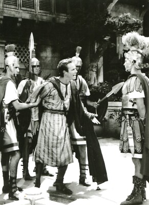 BEN HUR: 1 Original-Pressefoto(18x24cm) CHARLTON HESTON  Stephen Boyd -1-