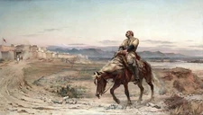 Remnants of an Army Painting by Elizabeth Thompson Reproduction