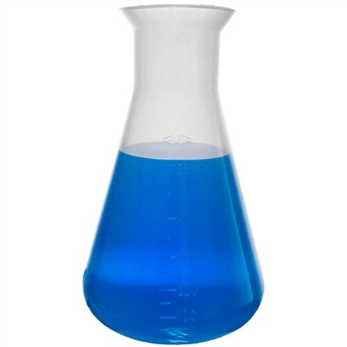 500ml Graduated Conical Erlenmeyer Flask, PP, No Cap, Karter Scientific 230C4 - Imagen 1 de 2