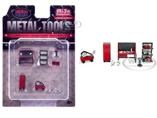"METAL TOOLS" SET C OF 7 PIECES 1/64 SCALE MODELS BY AMERICAN DIORAMA 2411 MJ