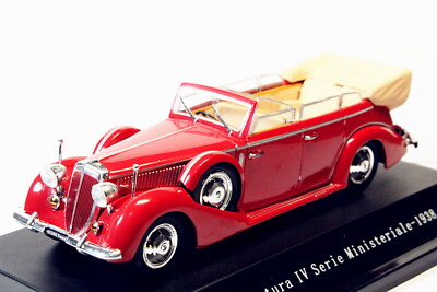Starline 1/43 Scale Lancia Astura Iv Serie Red Diecast Car model