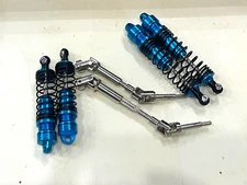 Driveshafts CVD + BIG BORE ALUMINUM Shock W/4mm shaft Traxxas Nitro Slash  B