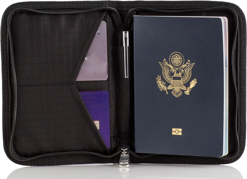 Zero Grid Passport Wallet - Travel Document Holder W/Rfid Blocking