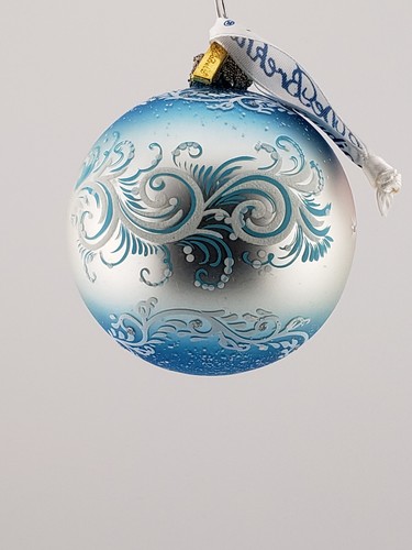 G.Debrekht Christmas Village Ball Glass Ornament 73320 - Picture 6 of 11
