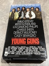 Young Guns (1988) VHS - Billy The Kid Western - Emilio Estevez