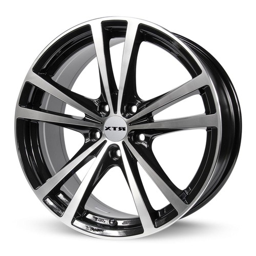 15 Inch Black Alloy Wheel Rim for Hyundai Accent, RTX 81222 15x6.5 4x100 4Lug - Picture 2 of 2