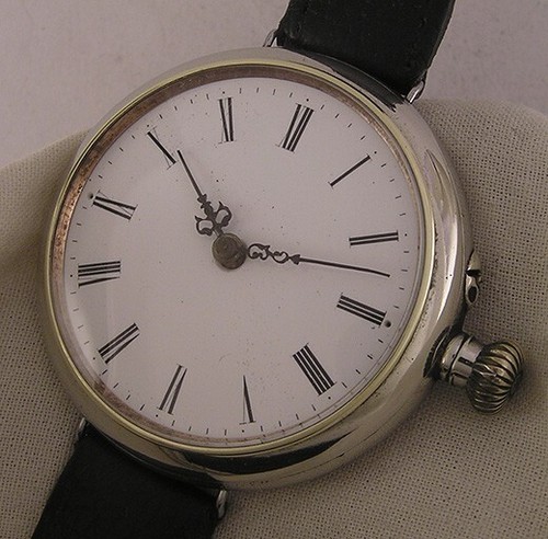 Amazing 130 Years Old Cylindre 1890's French Wrist Watch A+ Fully Serviced - Picture 3 of 6