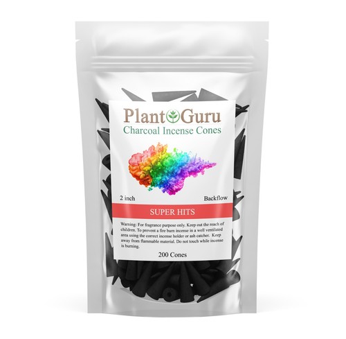 200 Jumbo Charcoal Incense Cones 2" BACKFLOW Bulk Waterfall Burner Holder Censer - Picture 163 of 176