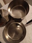 Revere Ware Copper Bottom Pans 2qrt Pan And 9in Frying Pan W Lid — photo 2