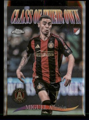 2025 Topps Chrome MLS #CO-20 Miguel Almirón Class of Their Own soc2