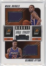 2018-19 Contenders Rookie Ticket Dual Swatches Mikal Bridges Deandre Ayton 3p7