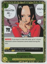 You'll Frighten Me... OP14-118 Foil The Azure Sea's Seven Near Mint EN