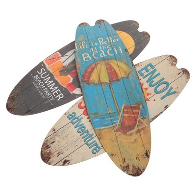 3 Pcs Hängende Meeresdekorationen Eingangsdekoration Surfbrett-Ornament