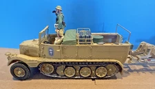 King & Country AK026 Desert Transport Sd. Kfz. 11 Halftrack Retired WW2 German