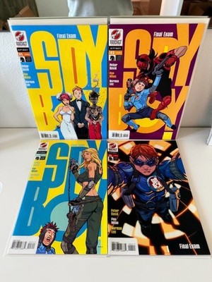 SPYBOY: FINAL EXAM #1-4 NM+ COMPLETE SET (DARK HORSE COMICS 2004)