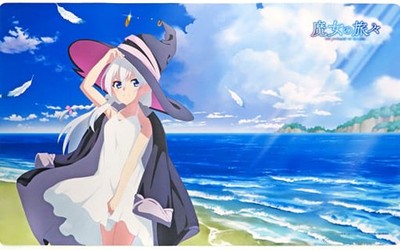 Wandering Witch Elaina Smile Ver Rubber Play Mat Desk Mat Official Art