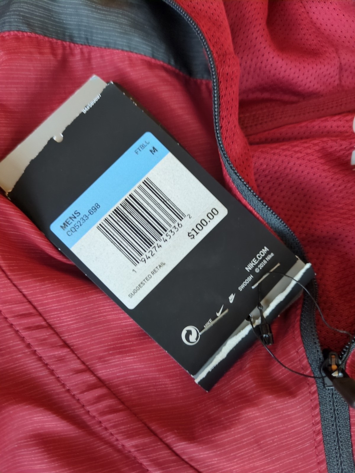 SACAI X NIKE Stanford University Cardinal Nike maniche lunghe nuove medie